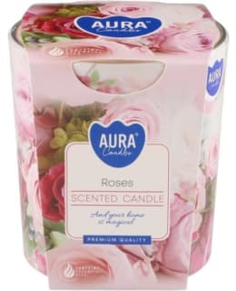 AURA 308609 7X8CM ROSE SCENTED CANDLE Main Image