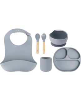MOMI AMI SILICON DISH SET GRAY Main Image