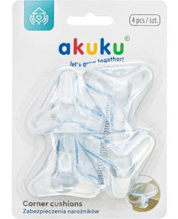 AKUKU LÄPINÄKYVÄ 4 KPL KULMAPEHMUSTEET Main Image