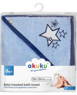 AKUKU SININEN HUPPUPYYHE 100X100CM Main Image