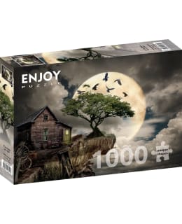 A LOG CABIN ON A CLIFF 1000P PALAPELI Main Image