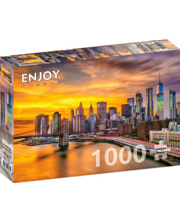 ENJOY NY CITY SKYLINE AT DUSK 1000P Main Image