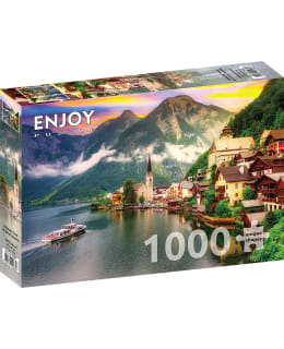HALLSTATT TOWN AT SUNSET, AUSTRIA 1000P Main Image