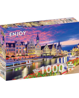 ENJOY GHENT AT TWILIGHT, BELGIUM 1000P Main Image