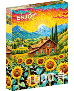 ENJOY SUNFLOWER HOUSE 1000P PALAPELI Main Image