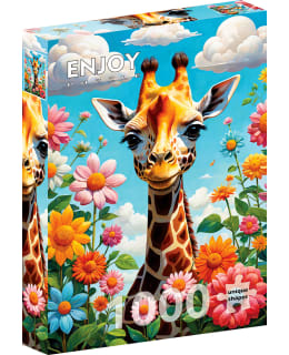 ENJOY CUTE GIRAFFE 1000P PALAPELI Main Image
