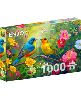 ENJOY LOVEBIRDS DUET 1000P PALAPELI Main Image