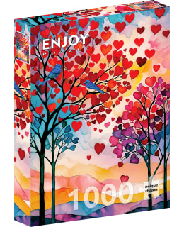 ENJOY BLUEBIRDS IN LOVE 1000P PALAPELI Main Image