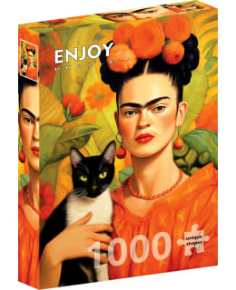 ENJOY FRIDA KAHLO AND HER CAT 1000P Main Image
