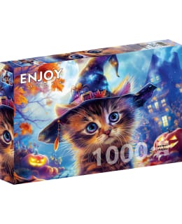 ENJOY LITTLE WITCH CAT 1000P PALAPELI Main Image