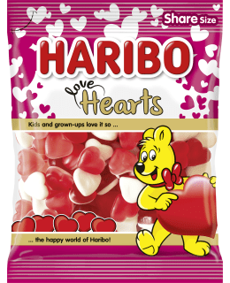 HARIBO LOVE HEARTS 160 G KARKKIPUSSI Main Image