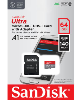 SANDISK ULTRA MICROSDXC 64GB + ADAPTERI Main Image
