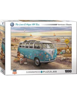 EUROGRAPHICS LOVE&HOPE VW BUS 1000P Main Image