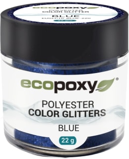 ECOPOXY 22G SININEN VÄRIGLITTERI Main Image