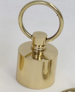 PIIPPO PÄÄTYTULPPA+RENGAS 35MM MESSINKI Main Image