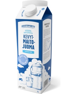 JUUSTOPORTTI LTON 1L UHT KEVYTMAITOJUOMA Main Image
