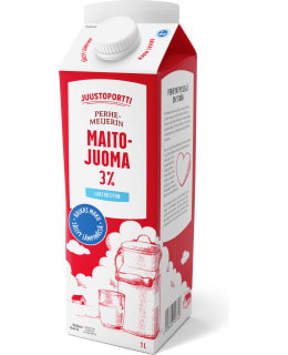JUUSTOPORTTI LTON 3% 1L UHT MAITOJUOMA Main Image