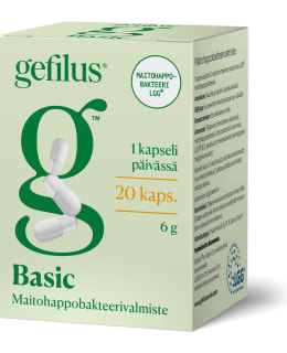 GEFILUS BASIC 20KPL MAITOHAPPOBAKTEERI Main Image