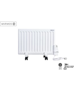 Warmos Wieras TWB403 350W 400x560mm siirrettävä öljytäytteinen sähkölämmitin Main Image