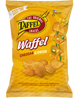 TAFFEL WAFFEL CHEDDAR & ONION 135G SIPSI Main Image