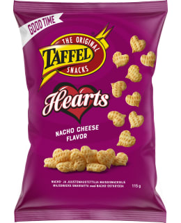 TAFFEL HEARTS NACHO CHE 115G MAISSISIPSI Main Image