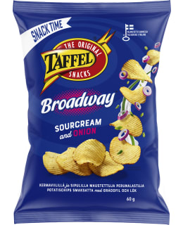 TAFFEL BROADWAY SOURCRE&ONION 60 G SIPSI Main Image