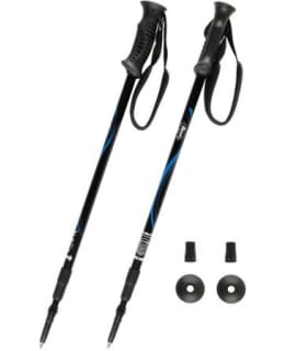 ATOM BLACK TELESCOPIC WALKING POLES Main Image
