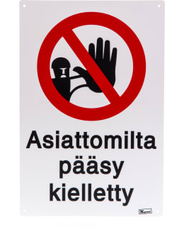 XPERT OPASTE ASIATTOMILTA PÄÄSY KIELLET Main Image