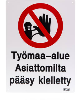 XPERT OPASTE TYÖMAA-ALUE PÄÄSY KIELLETTY Main Image