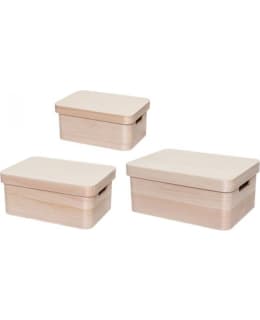 4LIVING 314265 35X25X15CM NA PUULAATIKKO Main Image