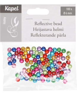 KAPEL 6MM/100KPL VÄRI HEIJASTAVA HELMI Main Image