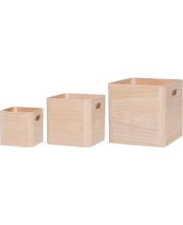 4LIVING 628314 L KUUTIO 25X25X24 PUULTK Main Image