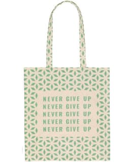 ACCES 633795 SHOPPINGBAG NEVER GIVE UP Main Image