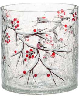 4LIVING 639151 PUNATULKKU 15CM LASILYHTY Main Image