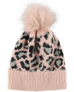 ACCES LEOPARD BEANIE LIGHT RED Main Image