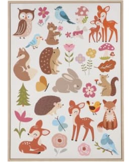 4LIVING 643142 FOREST ANIMALS 52X72 PANE Main Image