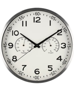 4LIVING 643268 VERONA 30 SIL WALL CLOCK Main Image