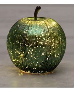 FINNLUMOR GREEN GLASS APPLE W LED LIGHTS Main Image