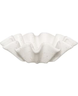 4LIVING 653217 19CM WH CANDLE HOLDER Main Image