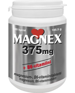 MAGNEX 375 MG + B6-VITAMIINI 180 TABL Main Image