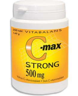 C-Max strong 500 mg 200 tabl. C-vitamiinivalmiste Main Image