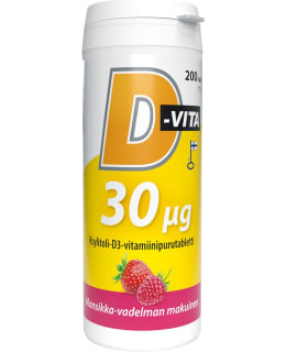 D-VITA 30 µg MANSIKKA-VADELMANMAKU Main Image