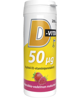 D-VITA MANSI-VADELM 50 µg RAV.LISÄ Main Image