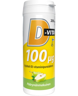 D-VITA 100UG PÄÄRYNÄ 200TABL RAVINTOLISÄ Main Image
