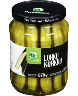 Herkkumaa 670/360g lohkokurkku Main Image