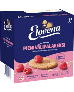 ELOVENA VADELMA 9X18G VÄLIPALAKEKSI Main Image