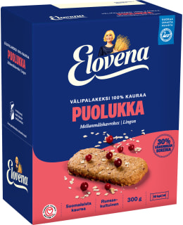 ELOVENA 10X30G KAU-PUO TJ VÄLIPALAKEKSI Main Image