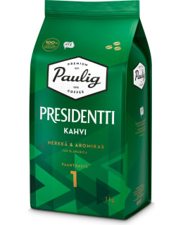 PAULIG PRESIDENTTI 1KG KAHVIPAPU Main Image