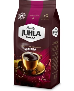 PAULIG JUHLA MOKKA LEMPEÄ 450G KAHVIPAPU Main Image