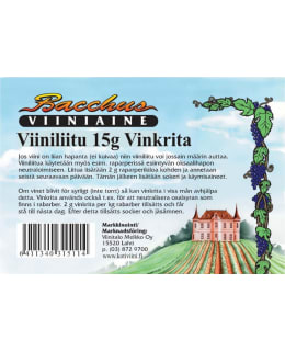 BACCHUS 15G VIINILIITU Main Image